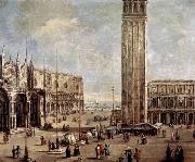 Antonio Stom View of the Piazza San Marco from the Procuratie Vecchie oil painting reproduction